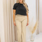 NEW MEGHAN FAUX LEATHER TROUSER