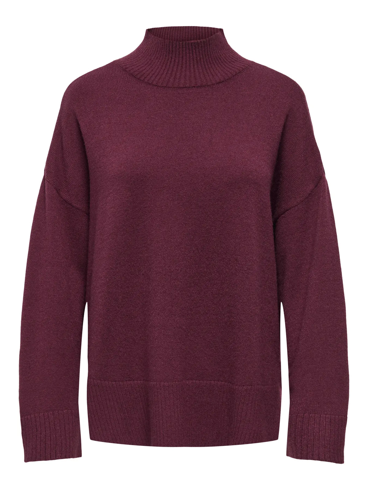 MARY SWEATER (BURGUNDY) | ONLY