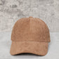 NEW CORDUROY BALL CAP (BROWN)