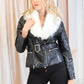 DANI FAUX LEATHER MOTO JACKET