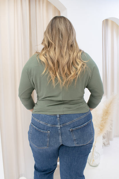 NEW BECK TOP | OLIVE