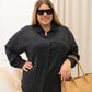 NEW BLACK STELLA COLLARED SHIRT (CURVY)