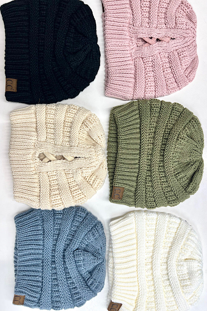 NEW CC PONY TAIL TOQUE