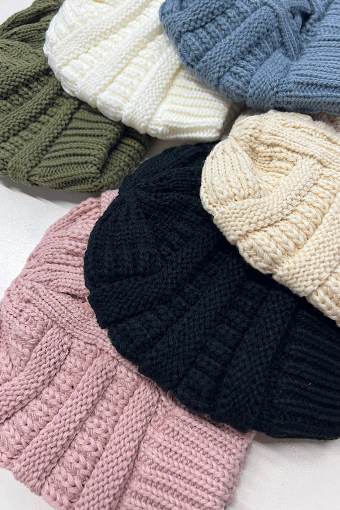 NEW CC PONY TAIL TOQUE